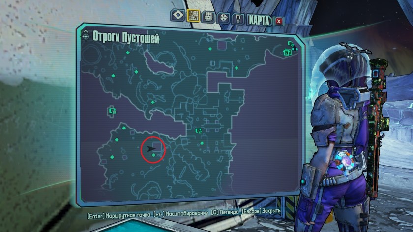 Borderlands 3 край запустения карта