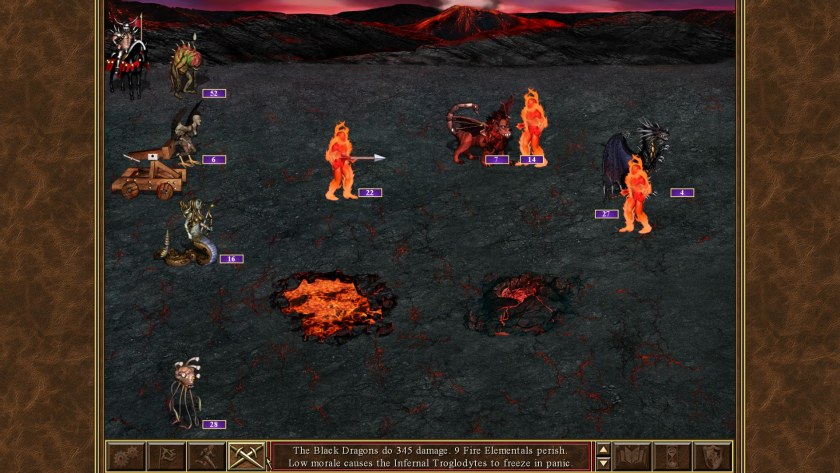Heroes of might and Magic 3 меню