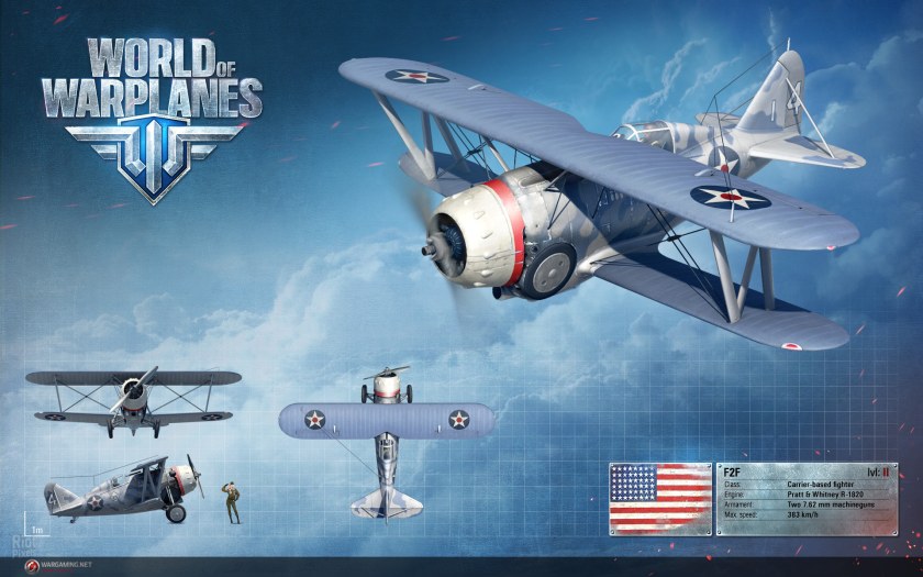 Самолёт и 5 World of warplanes
