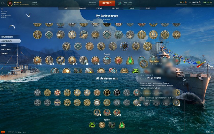 World of Warships награды