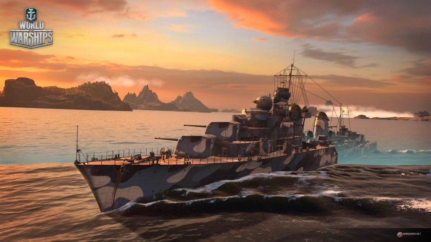 Эсминец Fletcher wows
