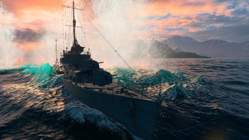 Эсминец Дэринг World of Warships