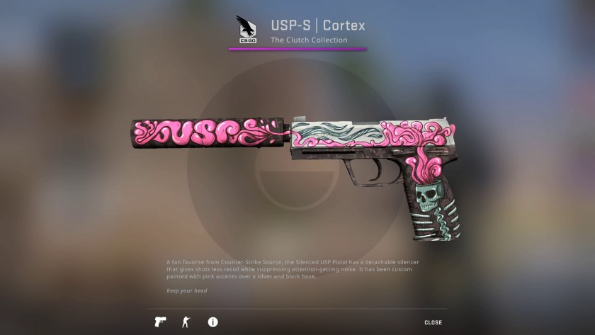 USP-S Cortex Minimal Wear