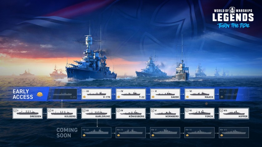 Корабли из World of Warships