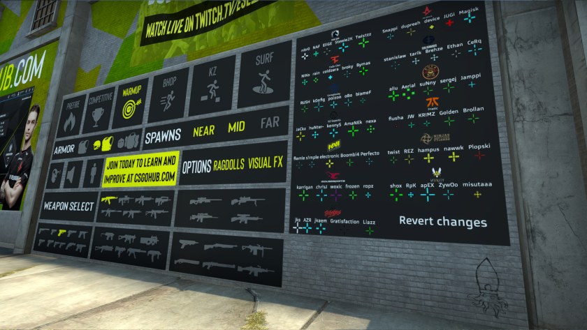 Название точек на Cobblestone
