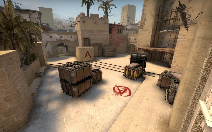 Карта Dust 2 CS go обозначения