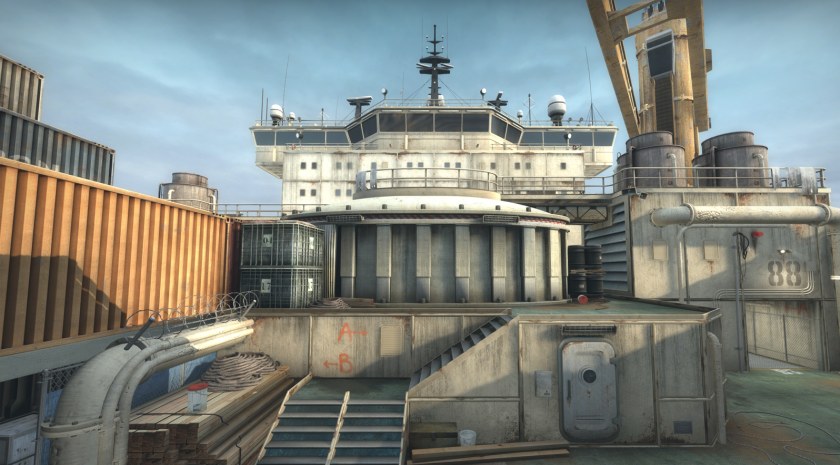 CS go карта с кораблем
