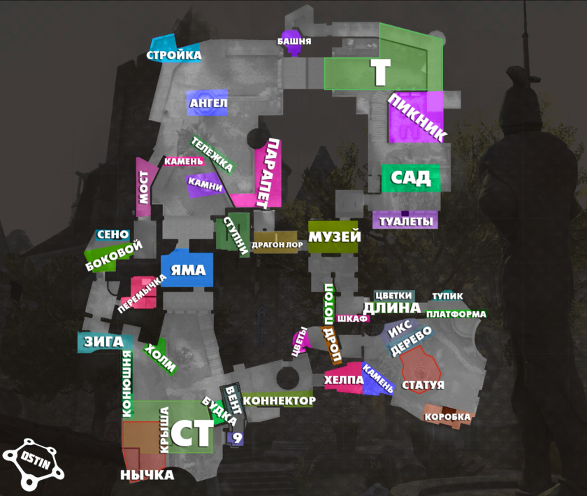 Карта Cobblestone CS go