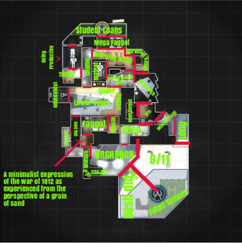 Карта BLACKSITE