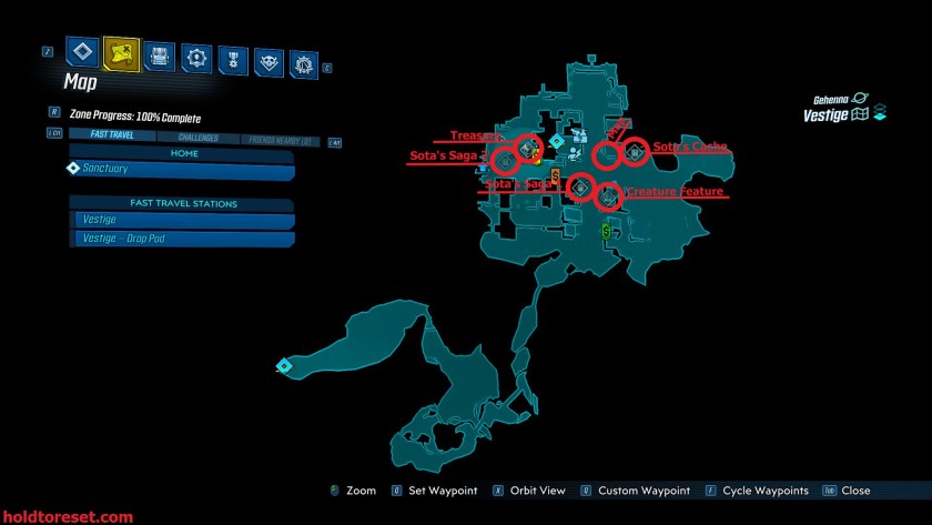 Borderlands 2 Интерфейс