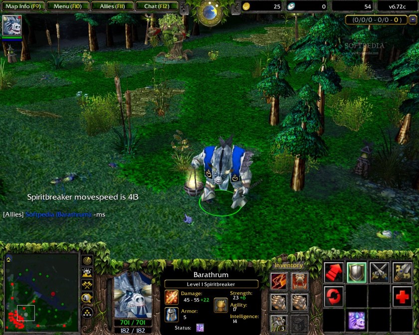 Defense of the Ancient карты для Warcraft 3 Frozen Throne