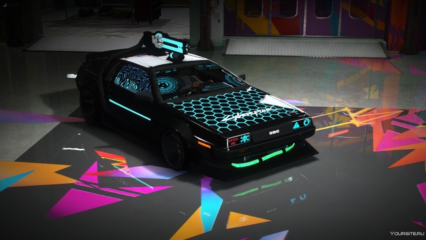 Делориан киберпанк 2077 DMC