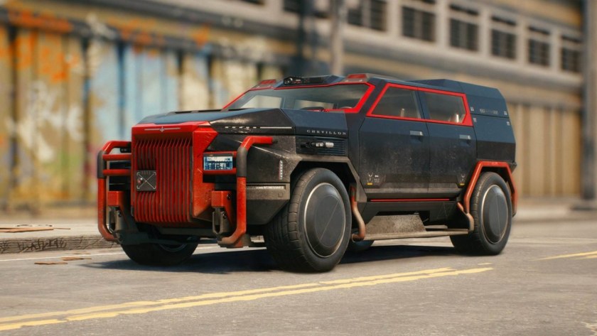 Cyberpunk 2077 машины