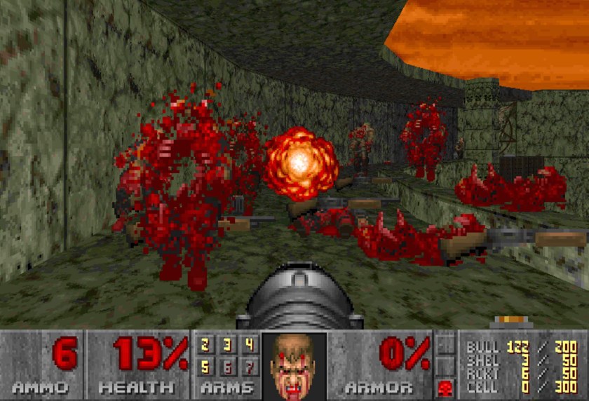 Компьютерные игры 90-х Doom
