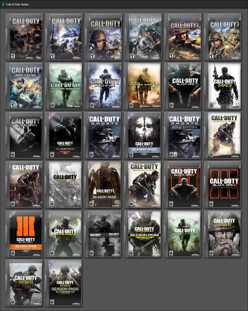 Список вышедших игр на пк. Список игр. Call of Duty список. Популярные компьютерные игры.