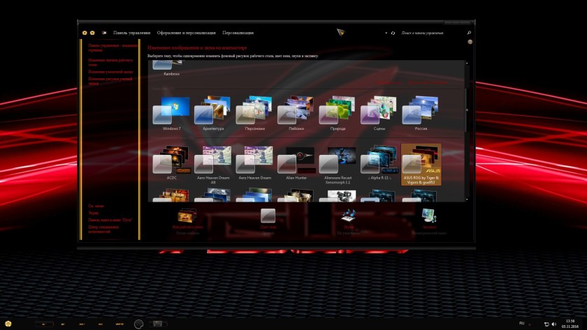 ASUS тема Windows 7